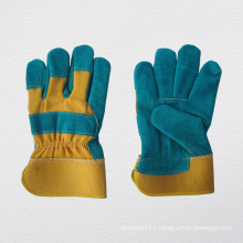 Cow Split Leather Full Palm Work Glove (3058)